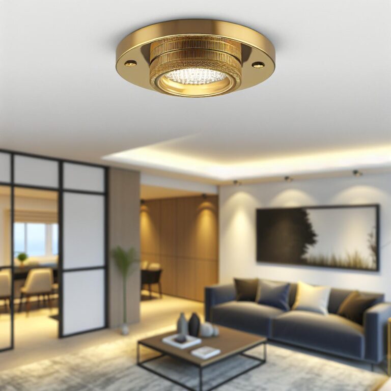 Brass Flush Mount Lights: Which Style Suits Your Space?